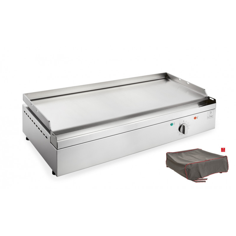 plancha chef 80 elec lisse + housse